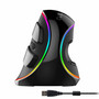 GAMING MOUSE - Delux Ergonomics Vertical Gaming Mouse  4000 DPI RGB Wired/Wireless