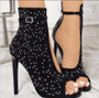 Crystal High Rhinestone Heels