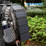 7.5W Solar Panel 5V USB Output Foldable Solar Power Charger for Smartphone with Power Bank Holder