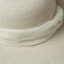 Sun Hat Soft Silk Ribbon Tie Wide Brim Floppy Hat Giant Beach Straw