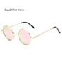 Polarized Vintage Retro Round Sunglasses Men Women Metal Frame Driving Sun Glasses Brand Designer Mirror Black Eyewear UV400