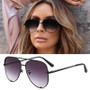 Sexy Lady Vintage Round Metal  Sunglasses Men Driving Black Retro Mirror Sun Glasses Lady Shade Sunglasses UV400 Oculos De Sol