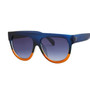Flat Top Oversized Women Sunglasses Retro Shield Shape Luxy Brand Design Big Frame Rivet Shades Sunglasses Women UV400 Eyewear