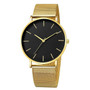 Mesh Band Stainless Steel Analog Quartz Wristwatch