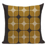 60s Geometric Pattern Throw Pillow Cover
