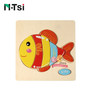 N-Tsi Baby Wooden Puzzle Toys for Toddlers Developing Jigsaw Educational Kids Toys For Children Game Cartoon Animal Gift 3 Years