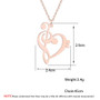 Music Note Heart Necklace