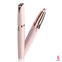 Mini Electric Eyebrow Trimmer Lipstick Brows Pen Hair Remover Painless Eye brow Razor Epilator With LED Light