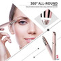 Mini Electric Eyebrow Trimmer Lipstick Brows Pen Hair Remover Painless Eye brow Razor Epilator With LED Light