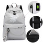 Luminous Backpack with USB Charging Port