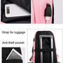 Luminous Backpack with USB Charging Port