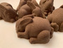 Set of 6 Chocolate Bunny Bath Bombs (7 oz each; 42 oz total)