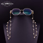Natural White Pearls Eyeglasses/FaceMask Handmade, Copper w/ 14k Gold