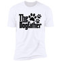 the dog father paw dog women men tee hoodie