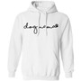 dog mama paw handwrite dog women men tee hoodie