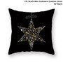 Taoup Gold Black Snowflake Merry Christmas Pillowcase Xmas Decor for Home Decor for Christmas Ornaments Xmas Noel Santa Claus