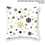 Taoup Gold Black Snowflake Merry Christmas Pillowcase Xmas Decor for Home Decor for Christmas Ornaments Xmas Noel Santa Claus