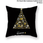 Taoup Gold Black Snowflake Merry Christmas Pillowcase Xmas Decor for Home Decor for Christmas Ornaments Xmas Noel Santa Claus