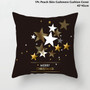 Taoup Gold Black Snowflake Merry Christmas Pillowcase Xmas Decor for Home Decor for Christmas Ornaments Xmas Noel Santa Claus