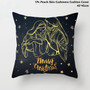 Taoup Gold Black Snowflake Merry Christmas Pillowcase Xmas Decor for Home Decor for Christmas Ornaments Xmas Noel Santa Claus