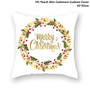 Taoup Gold Black Snowflake Merry Christmas Pillowcase Xmas Decor for Home Decor for Christmas Ornaments Xmas Noel Santa Claus