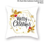 Taoup Gold Black Snowflake Merry Christmas Pillowcase Xmas Decor for Home Decor for Christmas Ornaments Xmas Noel Santa Claus