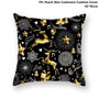 Taoup Gold Black Snowflake Merry Christmas Pillowcase Xmas Decor for Home Decor for Christmas Ornaments Xmas Noel Santa Claus