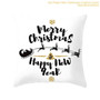 FENGRISE 45x45cm Cotton Linen Merry Christmas Cover Cushion Christmas Decor for Home Happy New Year Decor 2019 Navidad Xmas Gift