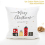 FENGRISE 45x45cm Cotton Linen Merry Christmas Cover Cushion Christmas Decor for Home Happy New Year Decor 2019 Navidad Xmas Gift