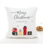 FENGRISE 45x45cm Cotton Linen Merry Christmas Cover Cushion Christmas Decor for Home Happy New Year Decor 2019 Navidad Xmas Gift