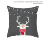 FENGRISE 45x45cm Cotton Linen Merry Christmas Cover Cushion Christmas Decor for Home Happy New Year Decor 2019 Navidad Xmas Gift