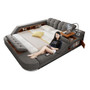 Europe and America fabric cloth bed massage Modern Soft Beds Home Bedroom Furniture cama muebles de dormitorio / camas quarto