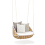 High quality Outdoor Or indoor leisure swing sofa  hanging baske PE rattan hanging chair Leisure hanging basket rocking chair