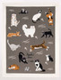 People I Love: Cats Dish Towel