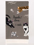 People I Love: Cats Dish Towel