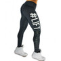 Workout Hashtag Push Up Leggings