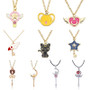Anime Cardcaptor Sakura Sailor Moon Necklace
