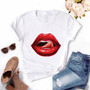 Lip Printed T-Shirt