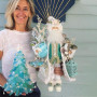 Christmas Sea Glass Tree & Costal Santa Collection