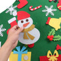 5 Ft. Wall Hanging DIY Felt Christmas Tree | For Kids & Toddlers