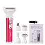 2 In 1 Electric eyebrow trimmer USB Rechargeable hair remover women shaver  LED light lady Epilator Razor face Makeup Tool