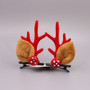 1 Pair Christmas Hair Clips Korea Fashion XMAS Cute Deer Hairbands Antlers Mushroom Fur Ball Girls Women Hair Accessories