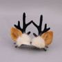 1 Pair Christmas Hair Clips Korea Fashion XMAS Cute Deer Hairbands Antlers Mushroom Fur Ball Girls Women Hair Accessories