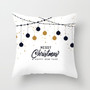 Christmas Cushion Cover Xmas PillowCase Christmas Decorations for Home Navidad Decors Elk and Snowflake Happy New Year 2020 2021