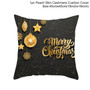 Christmas Cushion Cover Merry Christmas Decorations for Home 2020 Christmas Ornament Navidad Noel Xmas Gifts Happy New Year 2021