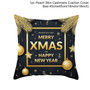 Christmas Cushion Cover Merry Christmas Decorations for Home 2020 Christmas Ornament Navidad Noel Xmas Gifts Happy New Year 2021