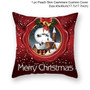 Christmas Cushion Cover Merry Christmas Decorations for Home 2020 Christmas Ornament Navidad Noel Xmas Gifts Happy New Year 2021