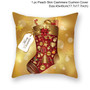 Christmas Cushion Cover Merry Christmas Decorations for Home 2020 Christmas Ornament Navidad Noel Xmas Gifts Happy New Year 2021