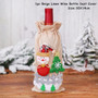 New Year 2021 Santa Claus Snowman Wine Bottle Cover Noel Christmas Decoration for Home Dinner Decor Christmas Gift Tree Ornament