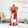 New Year 2021 Santa Claus Snowman Wine Bottle Cover Noel Christmas Decoration for Home Dinner Decor Christmas Gift Tree Ornament